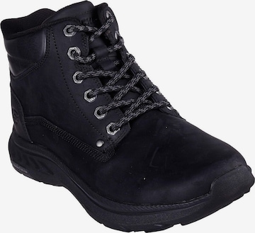 SKECHERS Nauhabootsit 'Pollard - Waylon' värissä musta: etupuoli