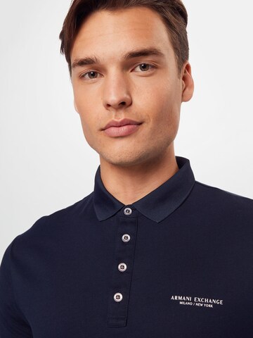 ARMANI EXCHANGE Poloshirt in Blau