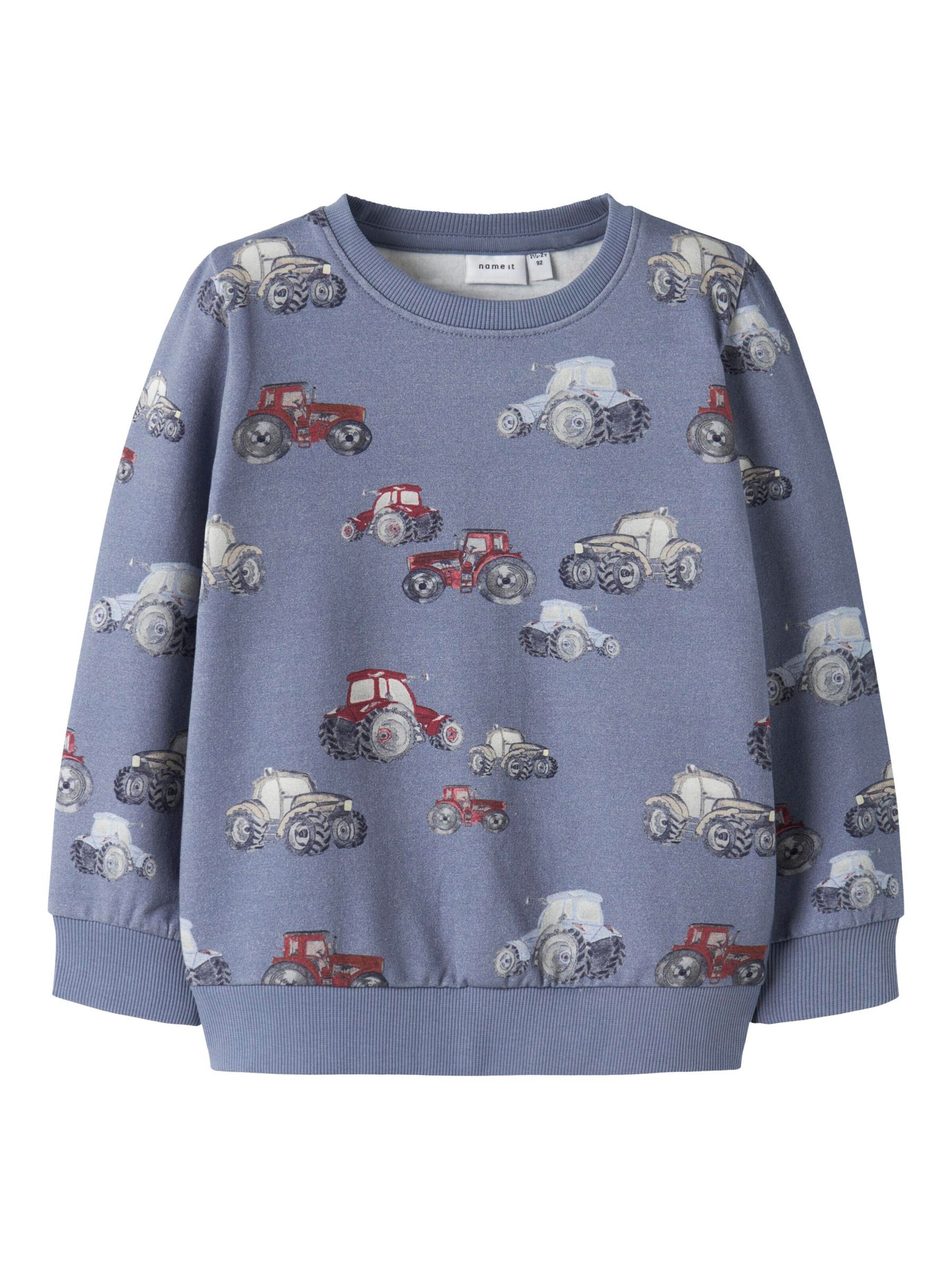 NAME IT Sweatshirt in Blauw: voorkant