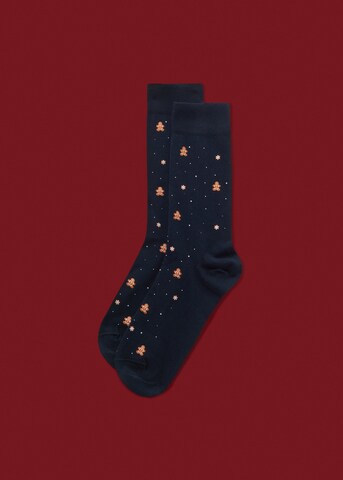 CALZEDONIA Socks 'CHRISTMAS' in Blue