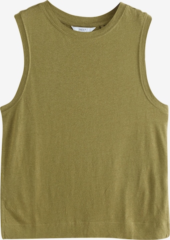 žalia Next Megzta palaidinė be rankovių: priekis