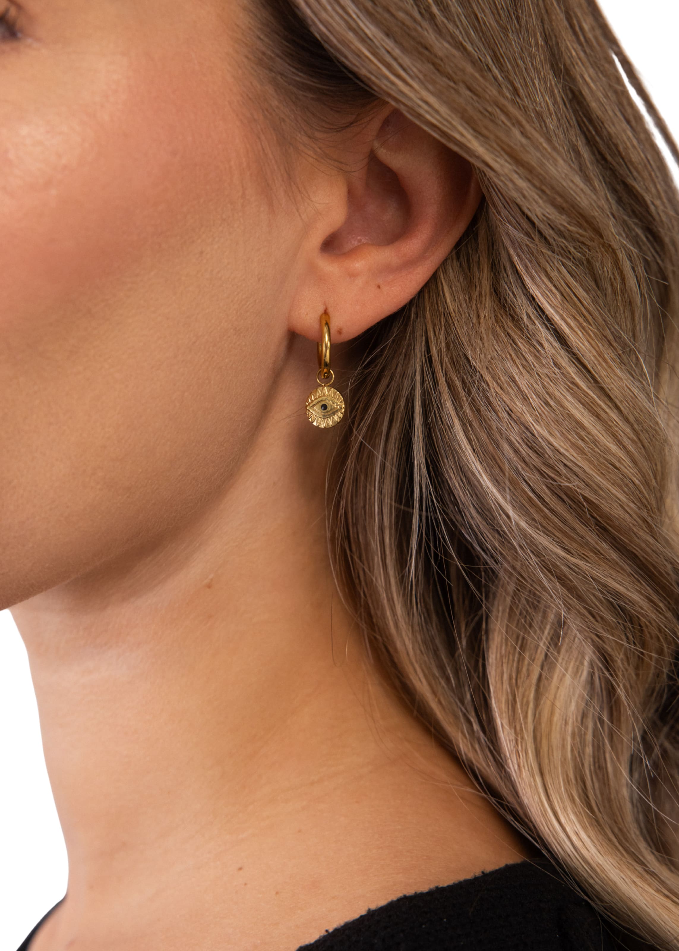 Boucles d'oreilles 'Eye' PURELEI en or