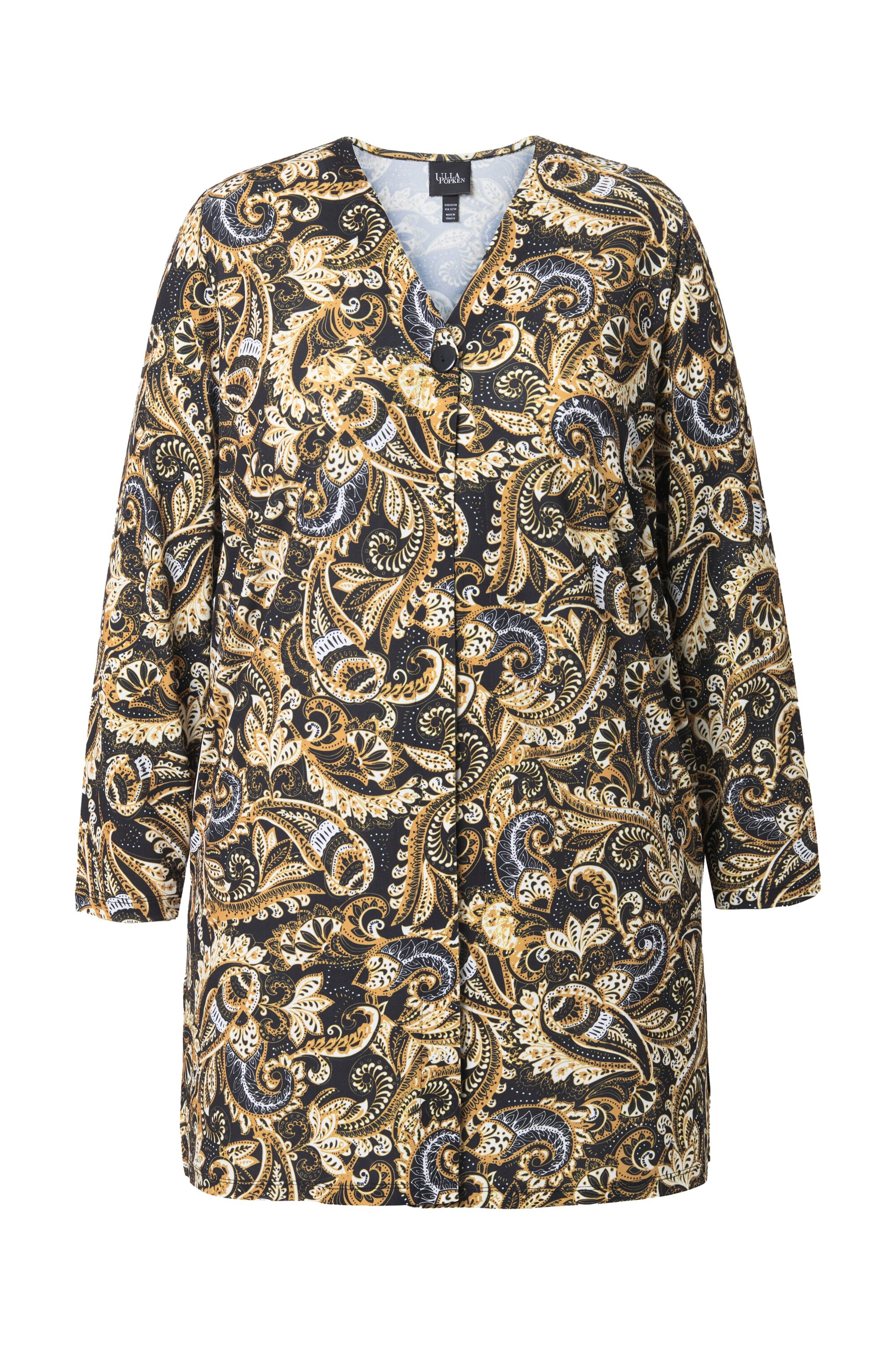 Ulla Popken Shirt in Schwarz: Vorderseite