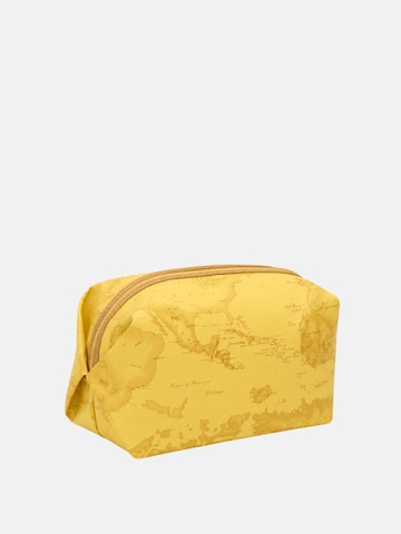 Alviero Martini - Bolsa de maquillaje 'LARGE BEAUTY CASE' en amarillo
