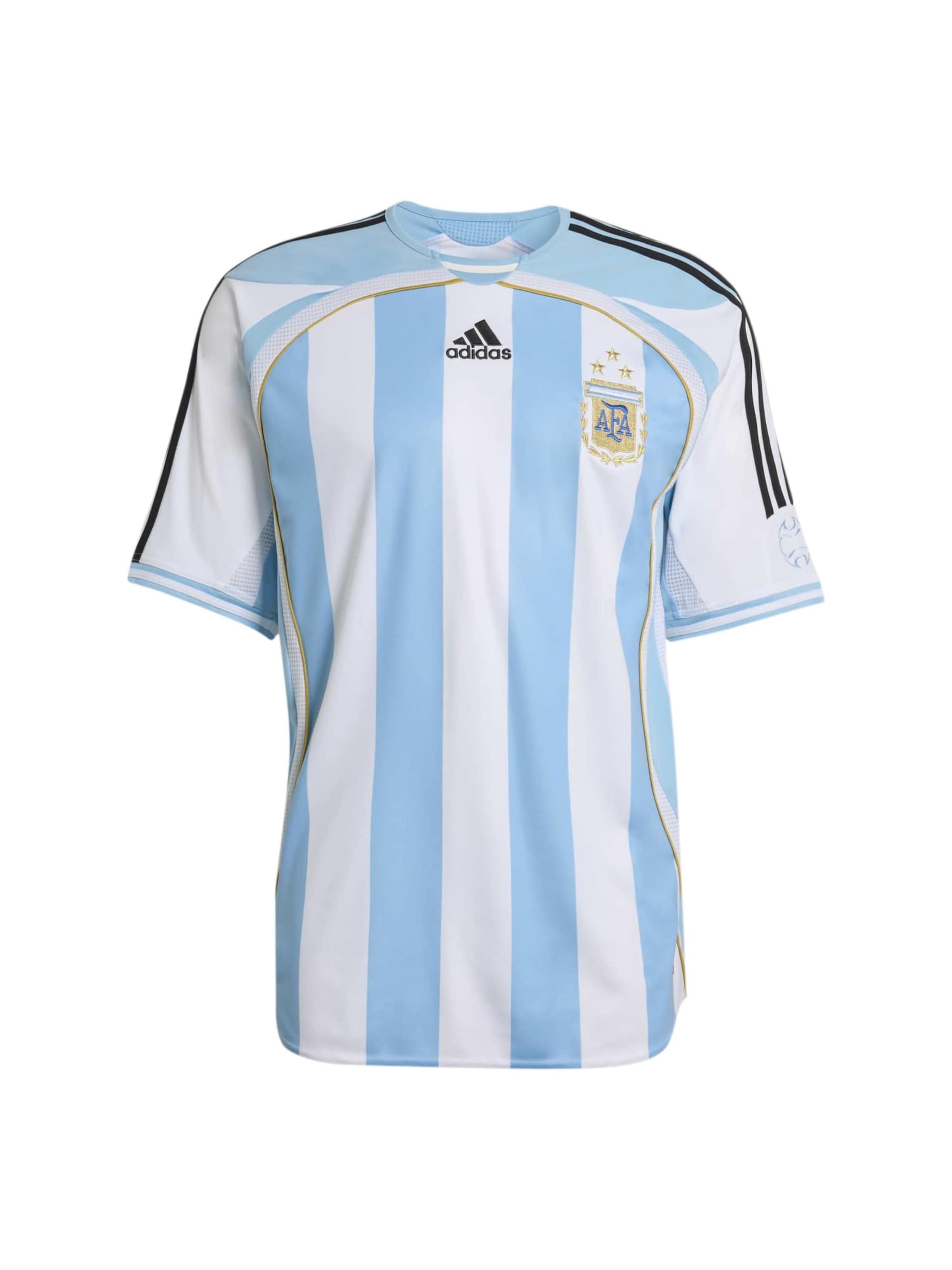 ADIDAS PERFORMANCE Maillot 'AFA 06' en bleu clair / or / noir / blanc, Vue avec produit