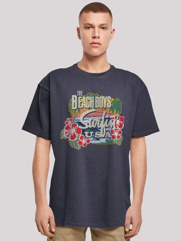 F4NT4STIC Shirt 'The Beach Boys Musik Band' in Blau: predná strana