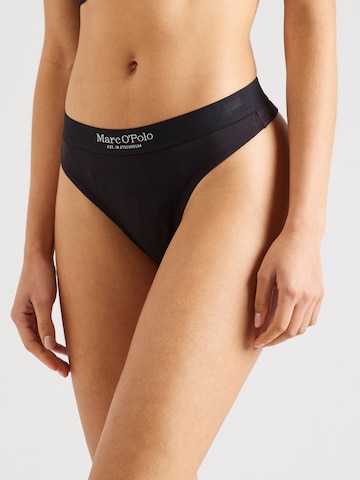 Marc O'Polo Thong 'Essentials' in Black: front