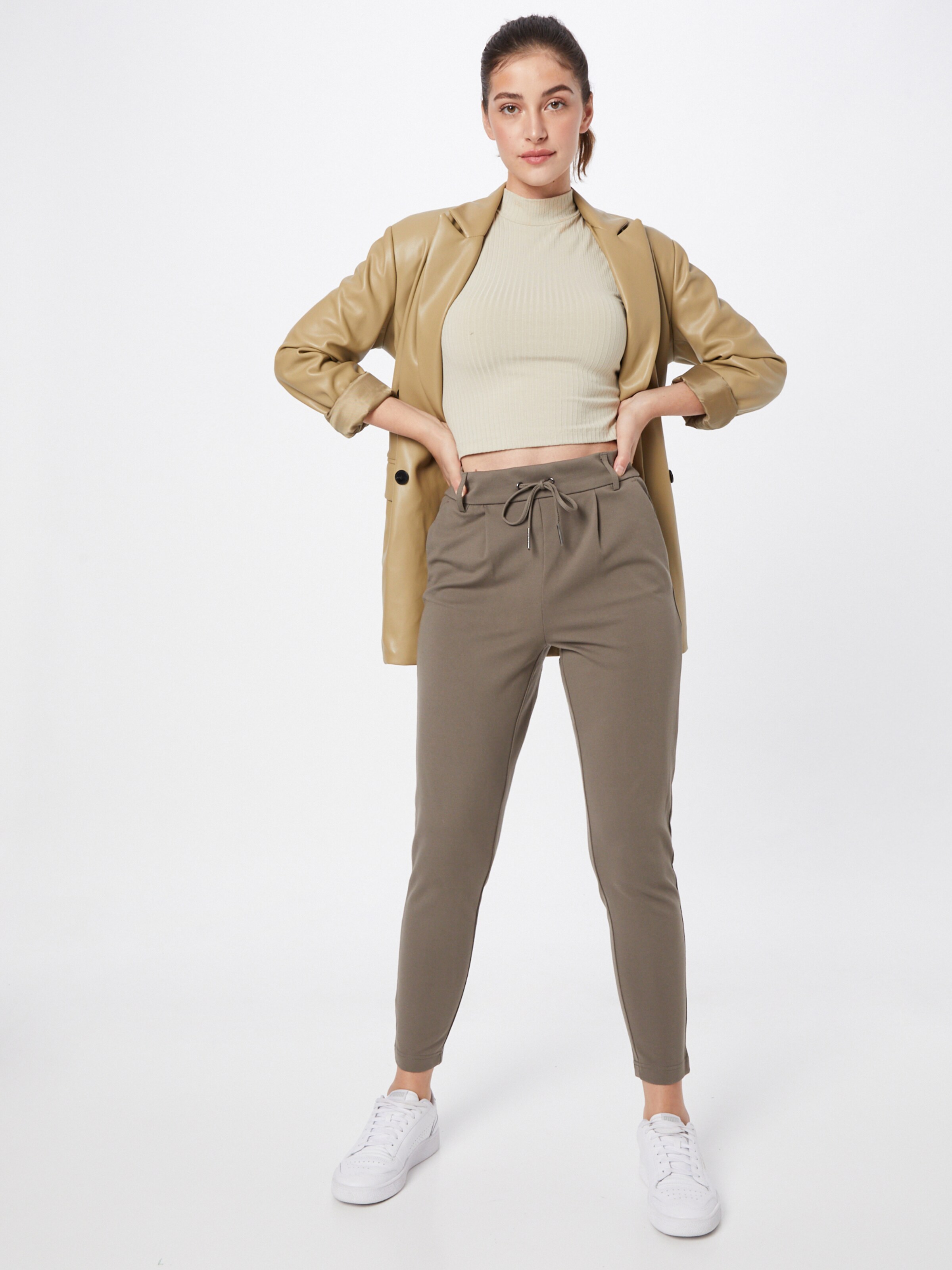 Frauen Große Größen ONLY Hose in Khaki - MZ63378 Frauen Große Größen ONLY Hose in Khaki - MZ63378