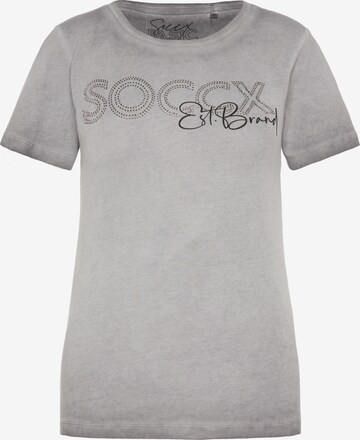 T-shirt Soccx en gris : devant