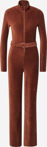 VIERVIER Jumpsuit 'Clara' in Brown: front