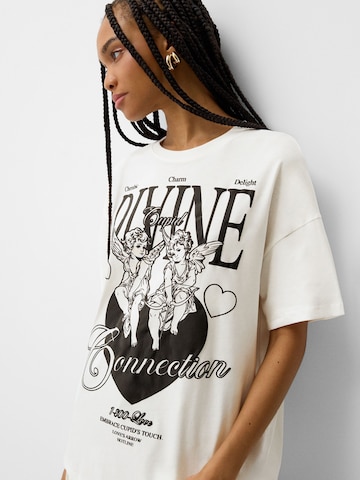 T-shirt Bershka en beige