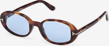 Lunettes de soleil 'FT1364 53V' Tom Ford en noir : devant