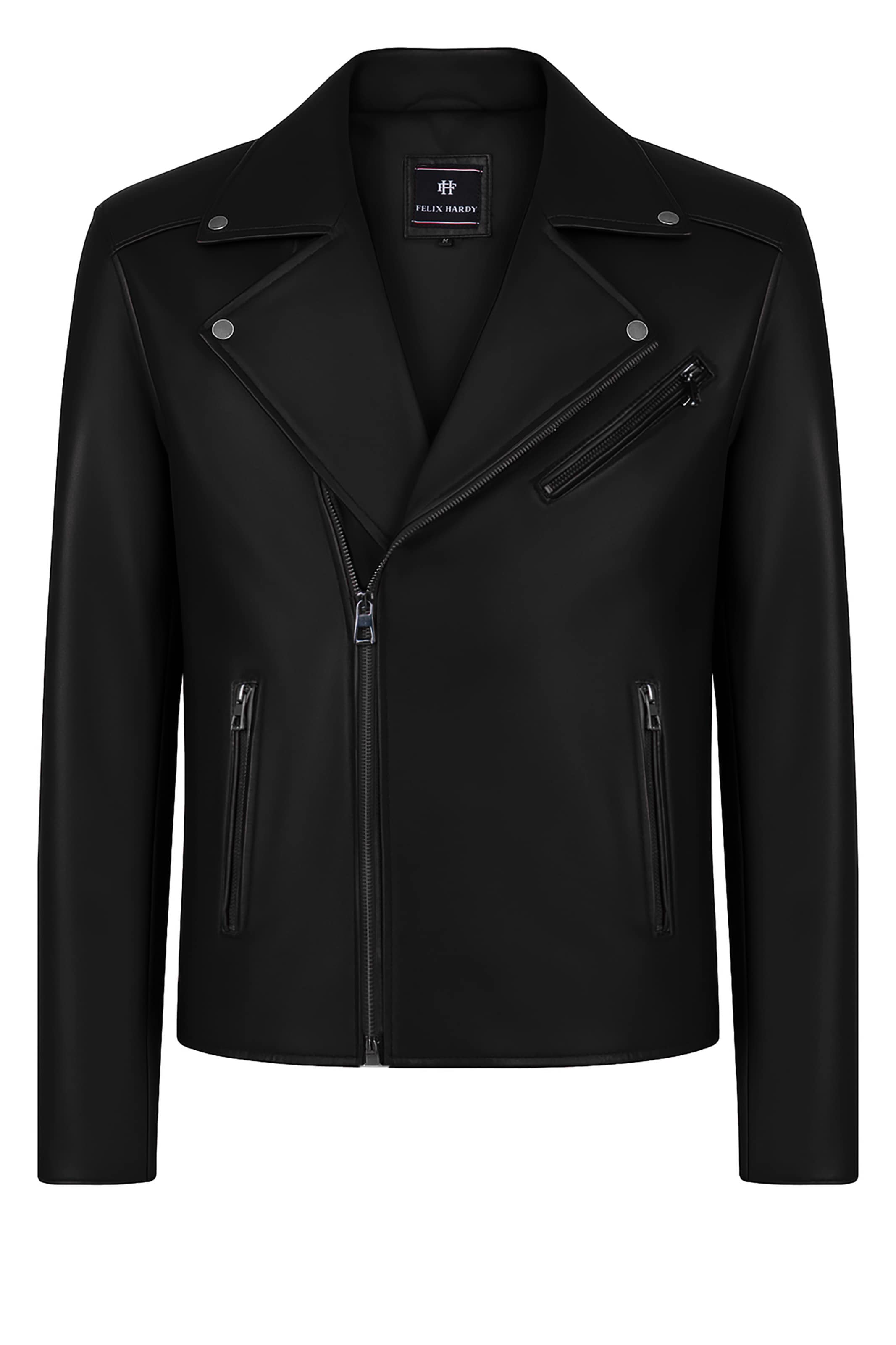 Felix Hardy Φθινοπωρινό και ανοιξιάτικο μπουφάν σε μαύρο: μπροστά