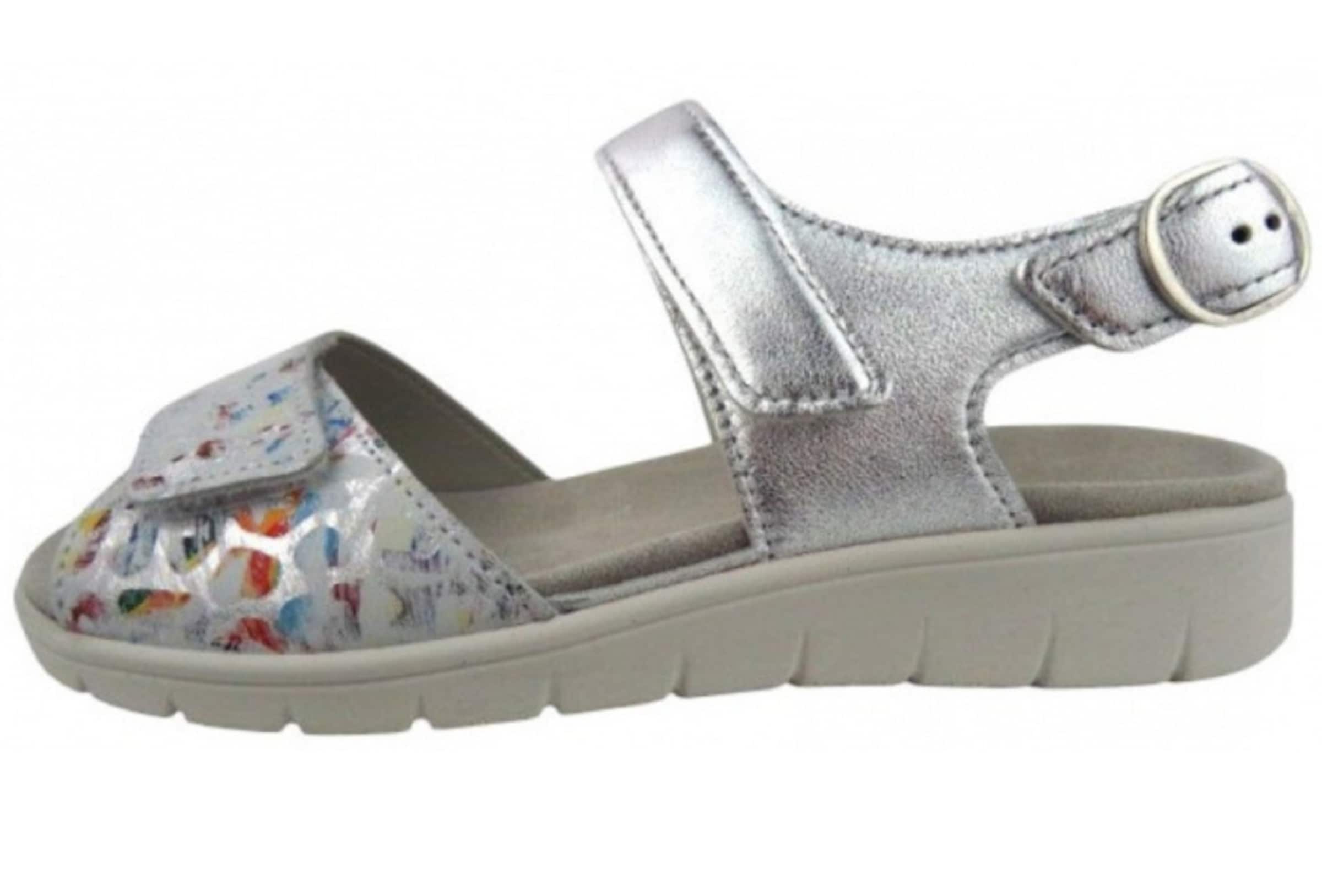 SEMLER Sandal in Silver: front