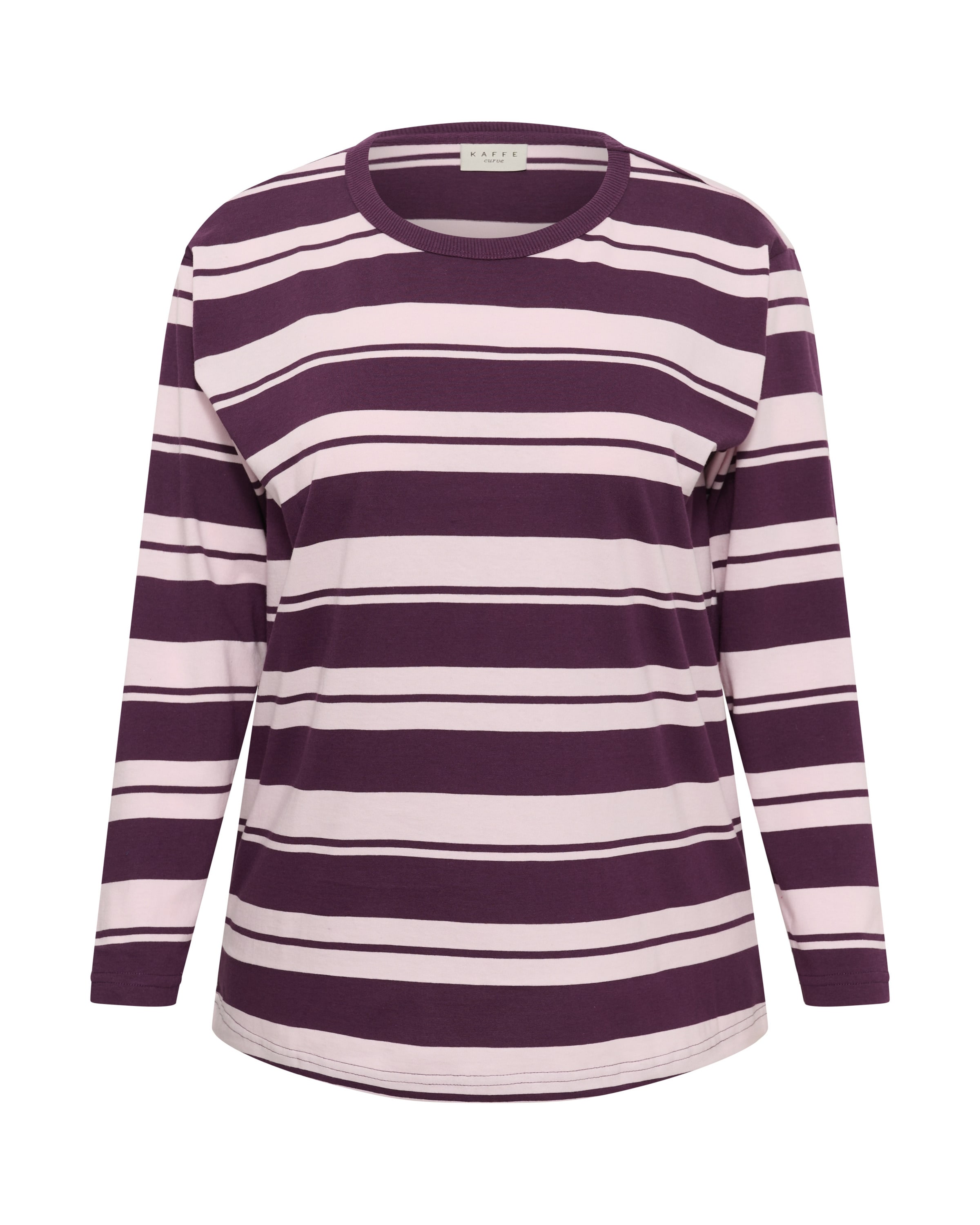 T-shirt 'Winni ' KAFFE CURVE en violet : devant