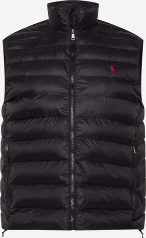 Polo Ralph Lauren Big & Tall Bodywarmer 'TERRA' in Zwart: voorkant