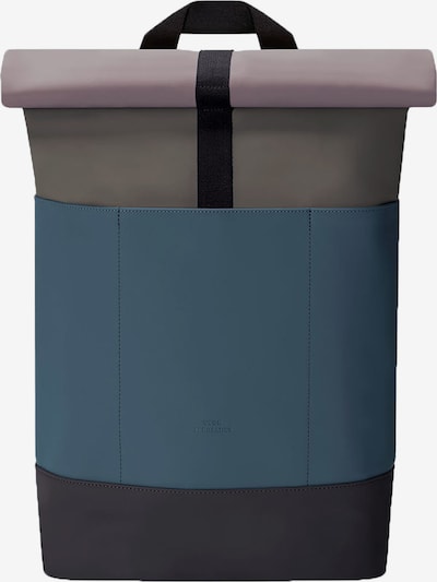 Ucon Acrobatics Sac à dos 'Hajo Medium Lotus ' en bleu / taupe / gris foncé / noir, Vue avec produit