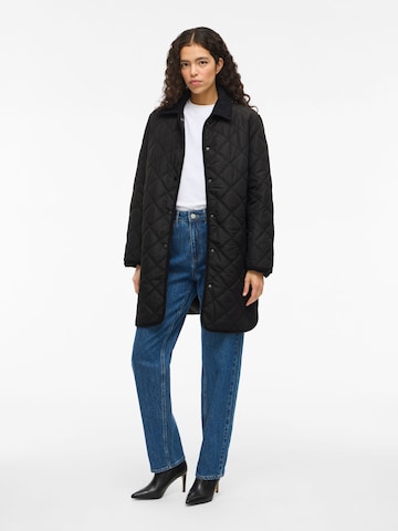 Manteau mi-saison VILA en noir : devant