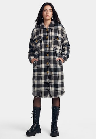 myMo ROCKS Between-seasons coat 'Rocks' in Black: front