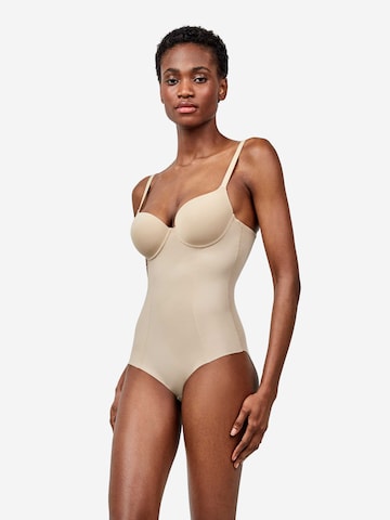 Gisela Alakformáló body - bézs: elől