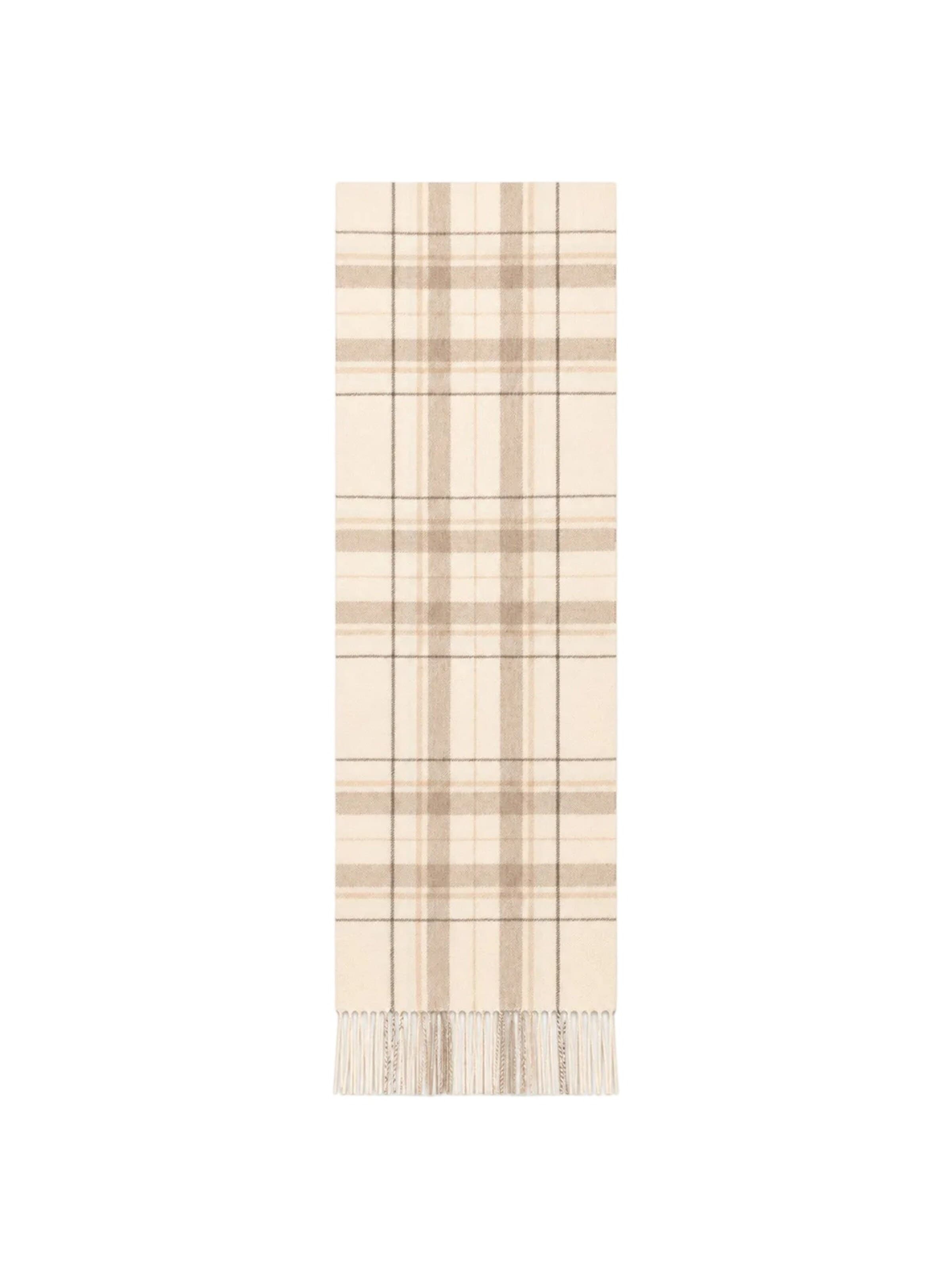 balta GOBI Cashmere Šalikas: priekis