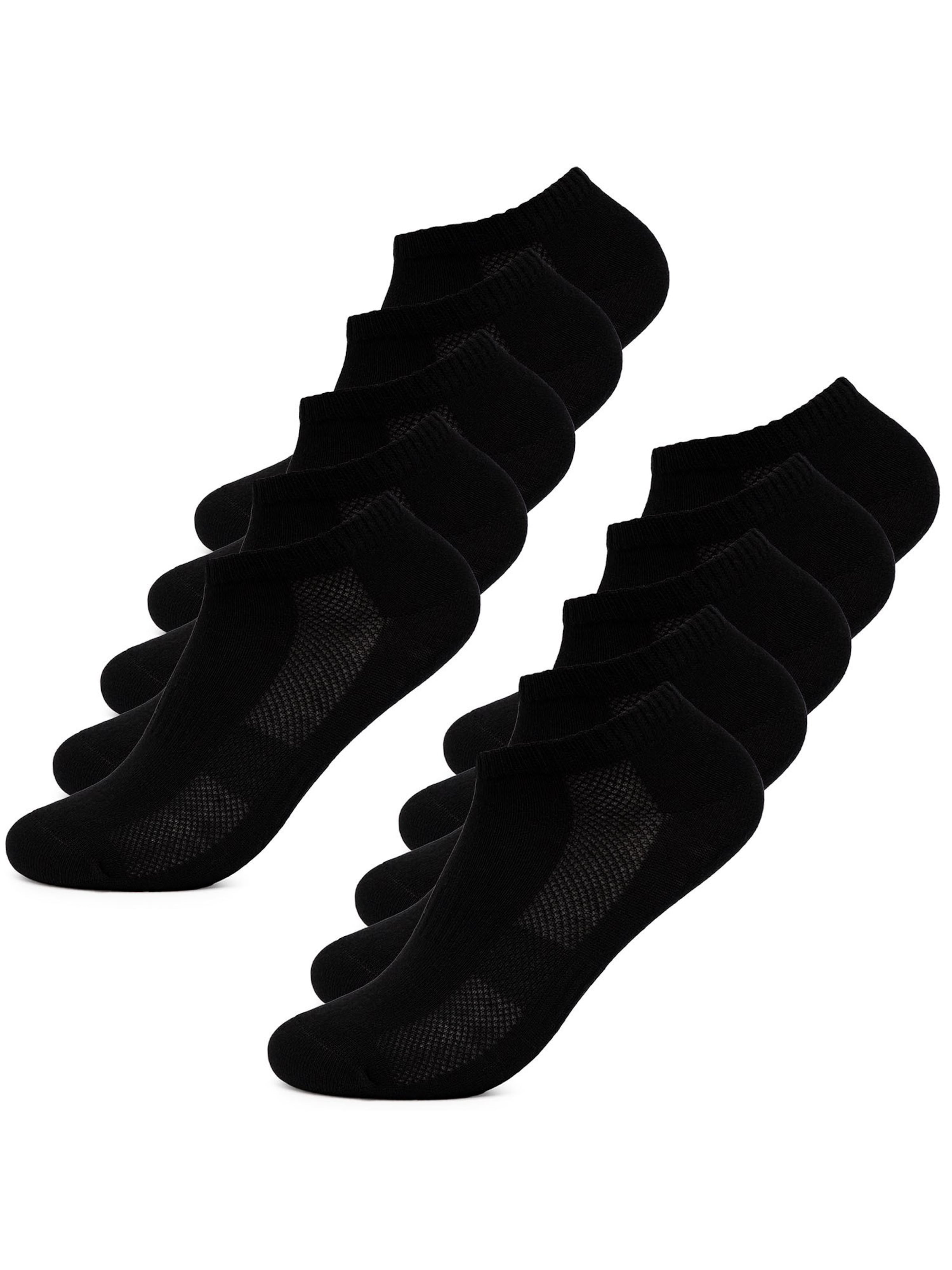 Calzino 'Johannes' di Occulto in nero: frontale