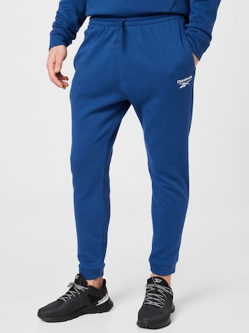 Tuta da jogging di Reebok in blu: frontale