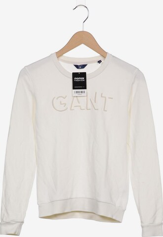 GANT Sweatshirt & Zip-Up Hoodie in XS in White: front