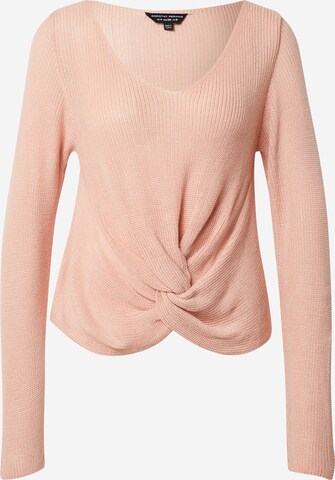 Dorothy Perkins Sweater 'TWIST' in Pink: front