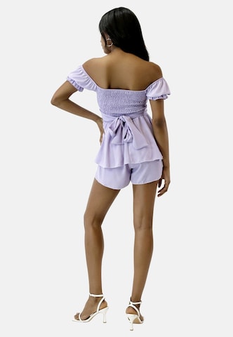 Elara Jumpsuit in Purple