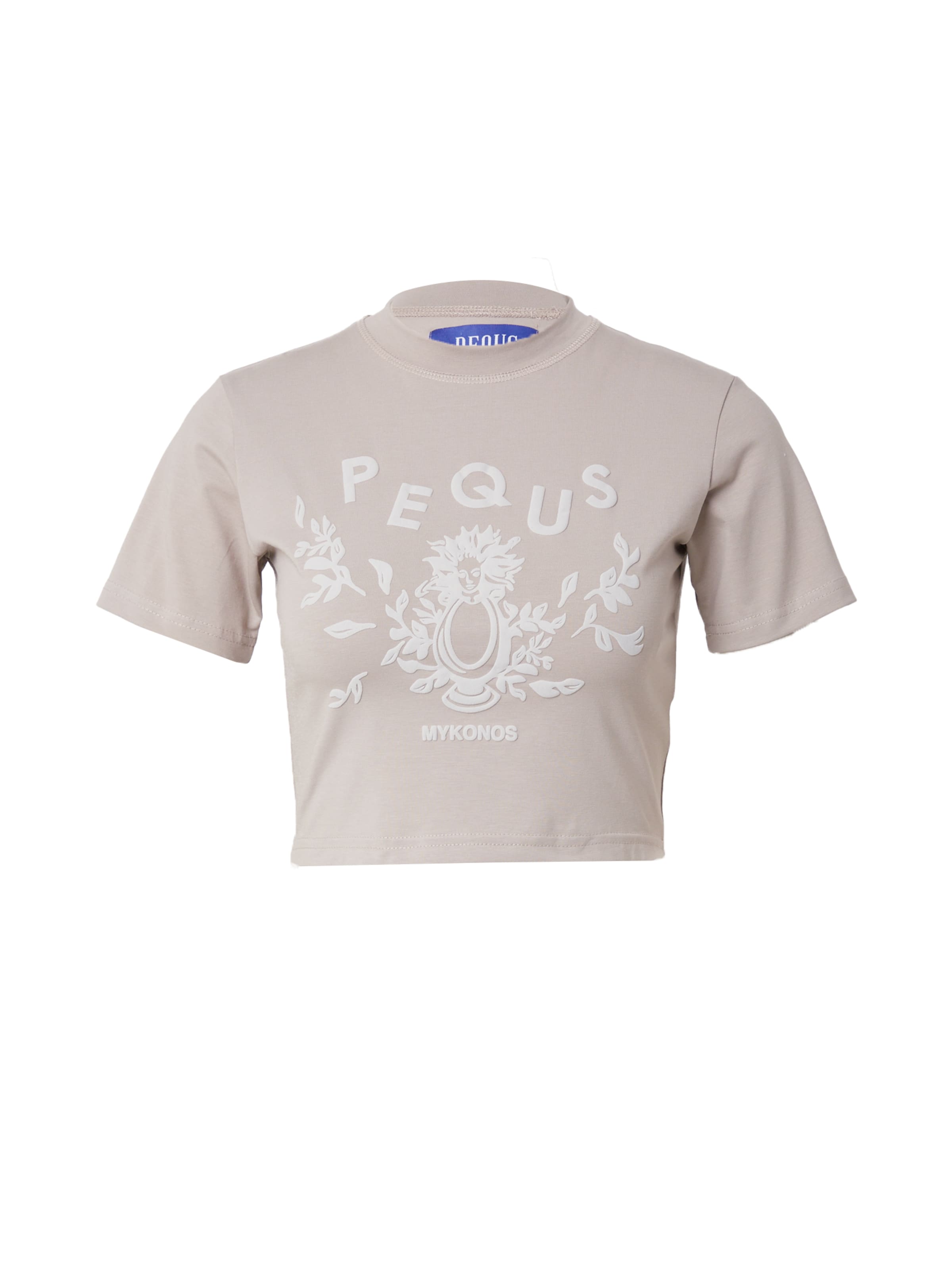 Pequs Shirt 'Mykonos' in Grijs: voorkant