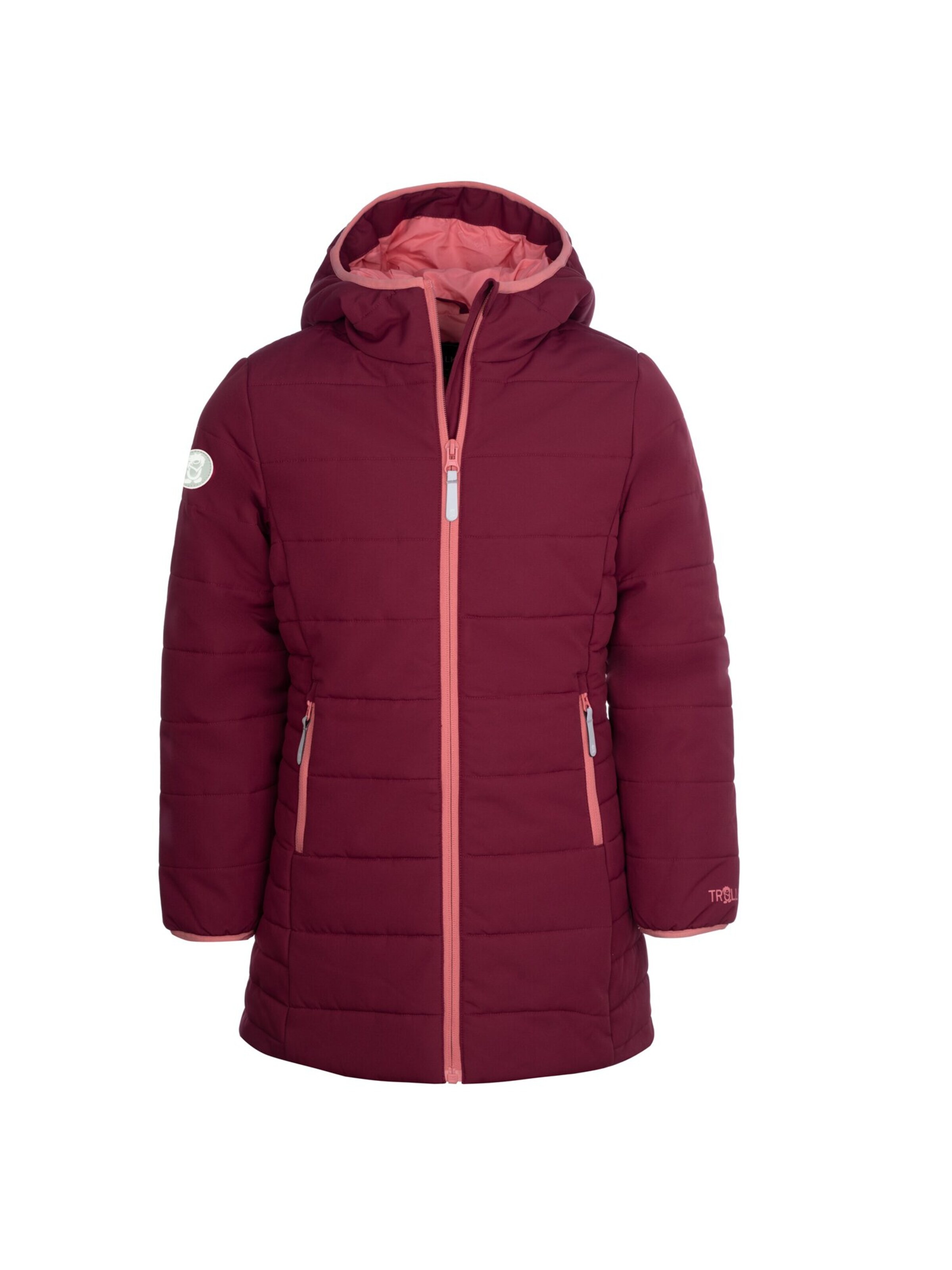 TROLLKIDS Winter Jacket in Red: front