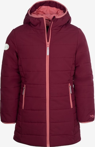 TROLLKIDS Winter Jacket in Red: front
