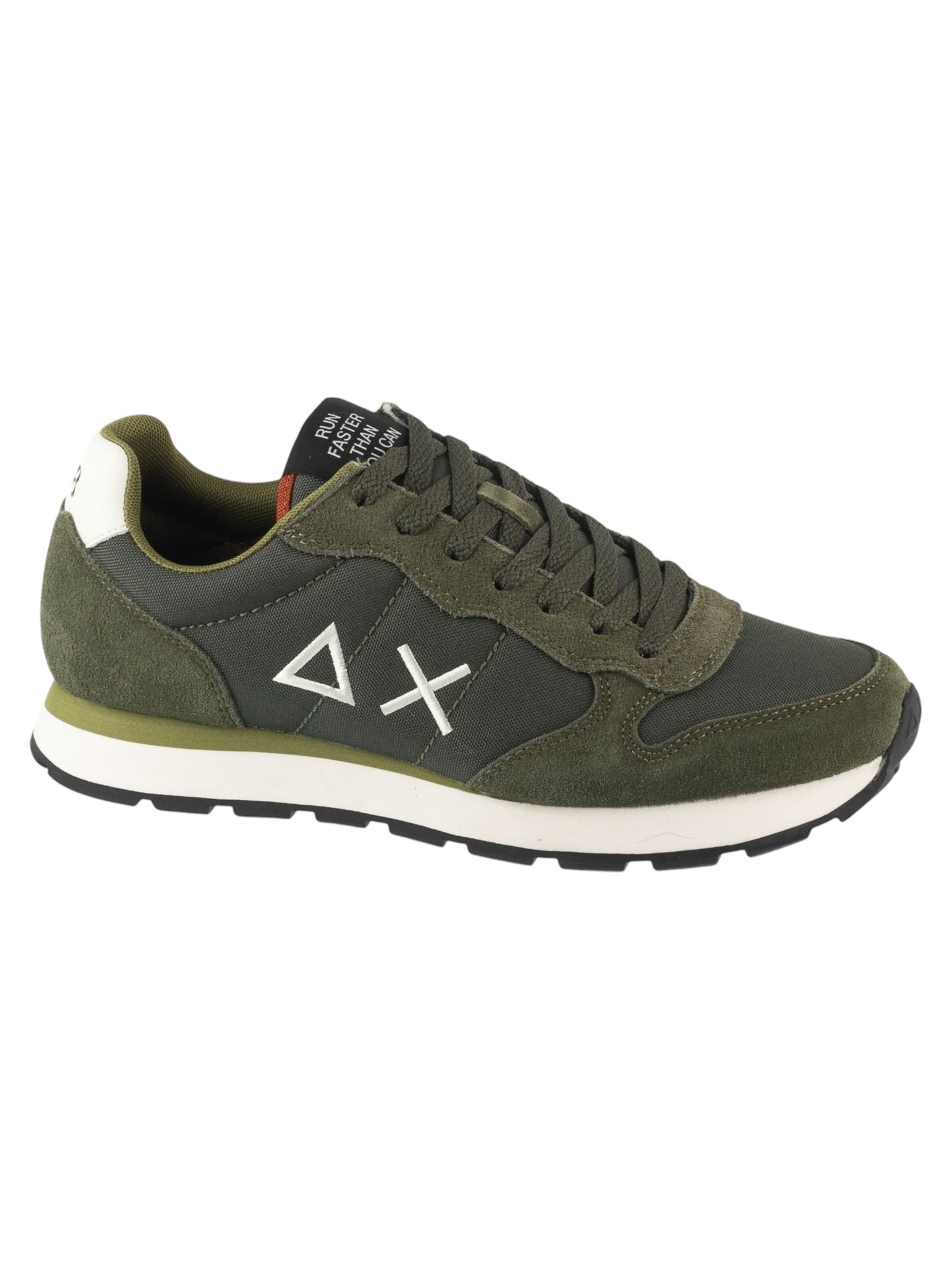 SUN68 Sneakers 'SUN68 Tom Solid' in Green: front