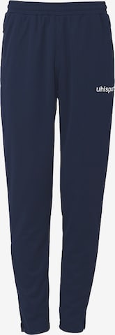 UHLSPORT Ozke Športne hlače | modra barva: sprednja stran