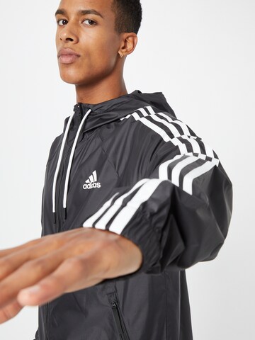 ADIDAS SPORTSWEAR Athletic Jacket in Black