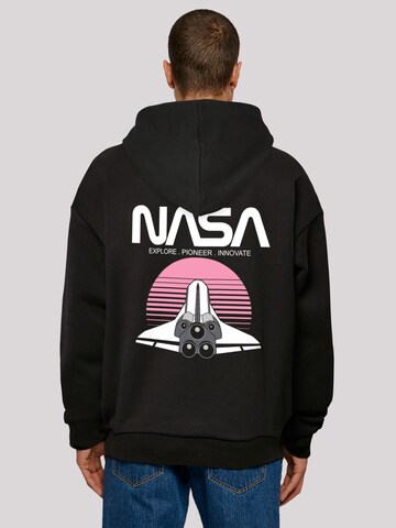 F4NT4STIC Sweatshirt 'NASA' in Zwart: voorkant