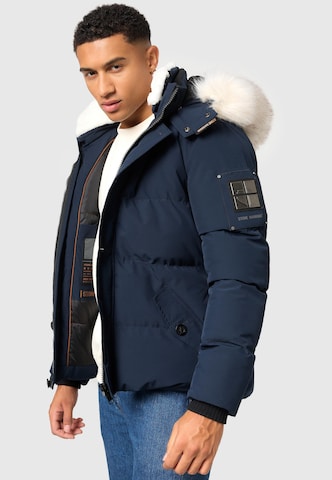 STONE HARBOUR Winter Jacket 'Halvaar' in Blue