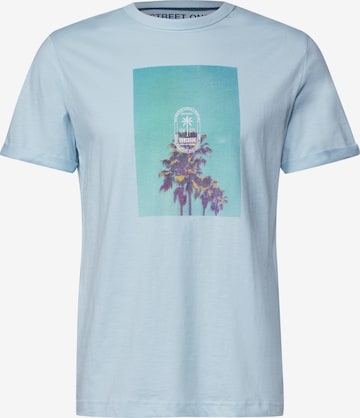 Street One MEN Shirt in Blue: front