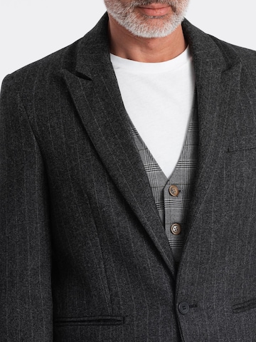 Coupe regular Veste de costume Ombre en gris