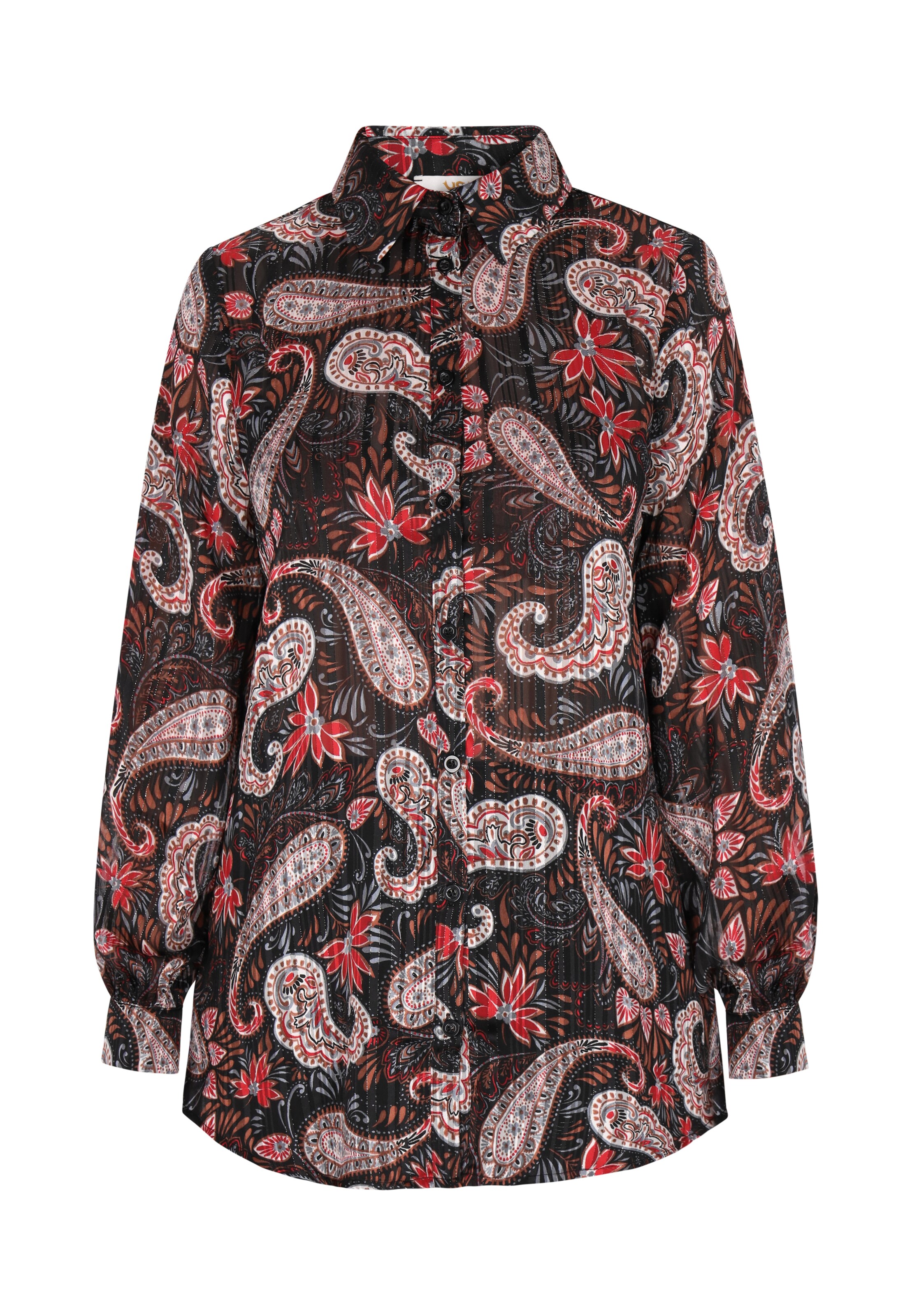 usha FESTIVAL Blouse 'Festival' in Bruin: voorkant