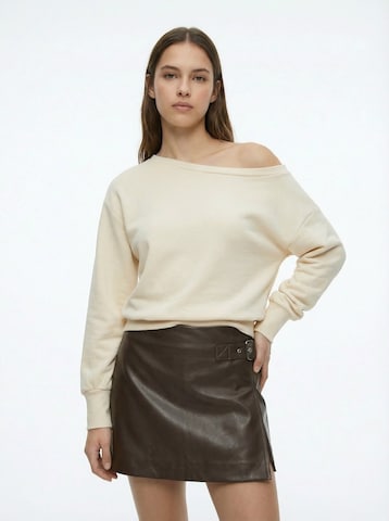 studioselect Tréning póló 'Line' - barna: elől