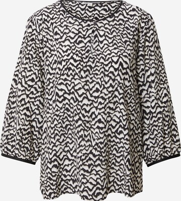 comma casual identity Blouse in Beige: voorkant