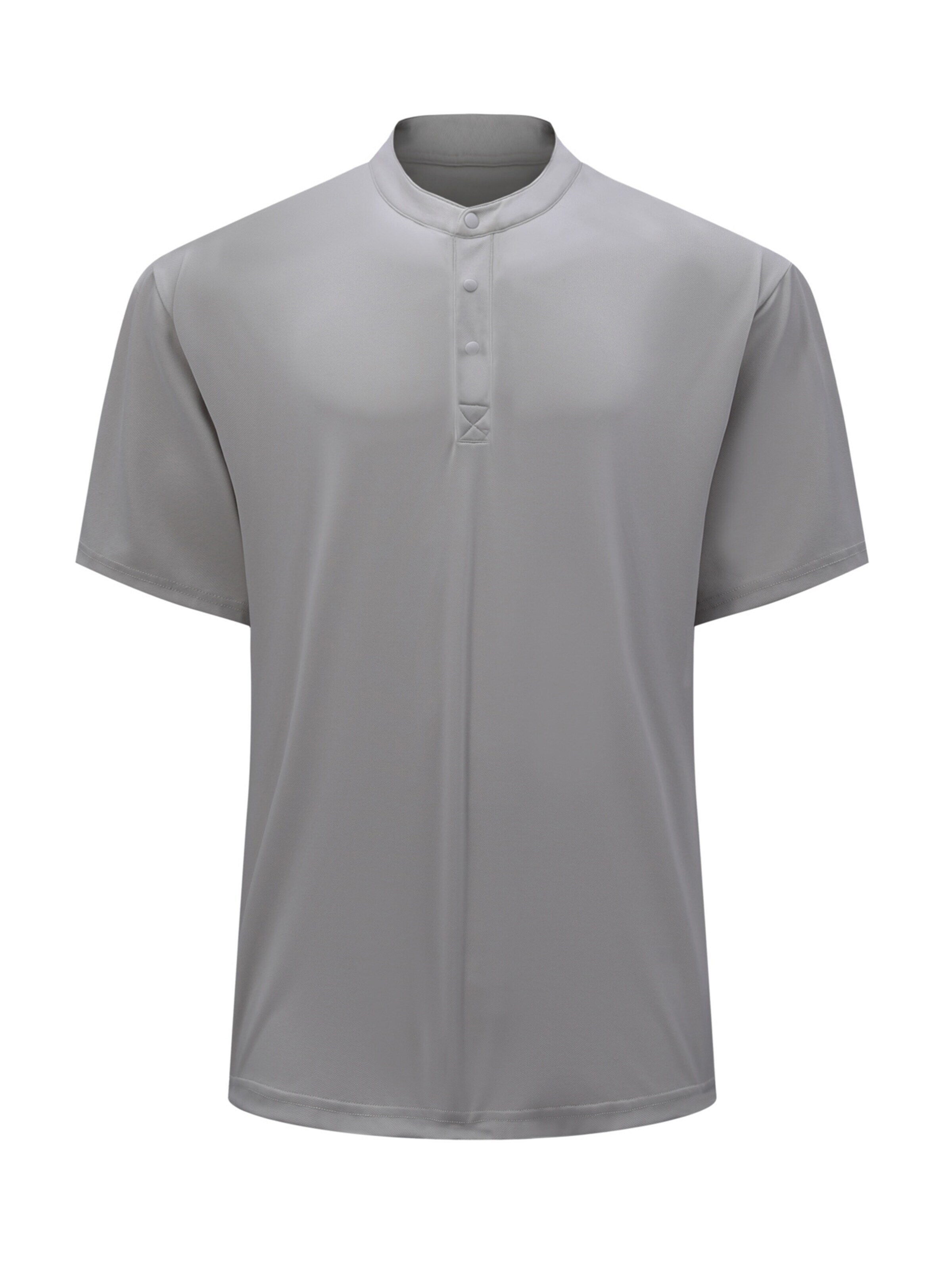 YOUTHUP Shirt 'Leibfrei' in Grey: front
