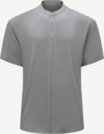 YOUTHUP Shirt 'Leibfrei' in Grey: front