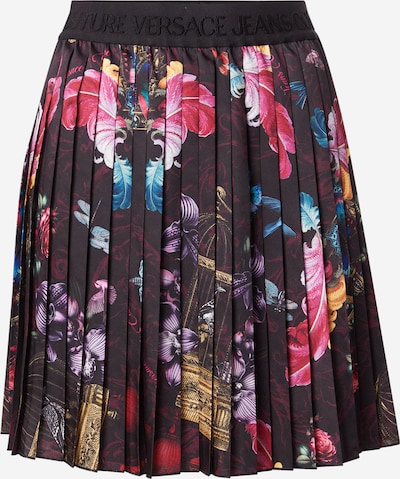 Sijonas iš Versace Jeans Couture, spalva – azuro spalva / rožinė / juoda / balta, Prekių apžvalga