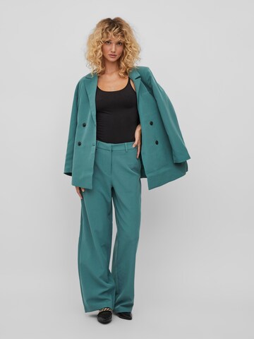 VILA Wide leg Chino Pants 'Freya' in Green