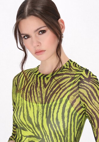 myMo ROCKS - Vestido 'Fashion Look' em amarelo