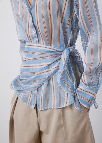 MANGO Blouse 'Pamela' in Blue