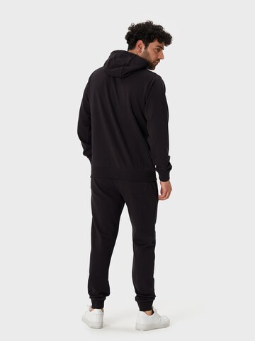 Oldskull Sweatshirt 'Samurai' in Black: front